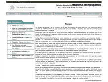 Tablet Screenshot of elhomeopatico.com.ar